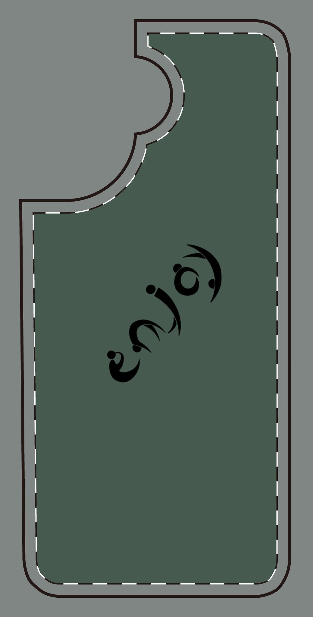Enjoy Phone Case — Colorful Arabic Calligraphy Protective Cover
