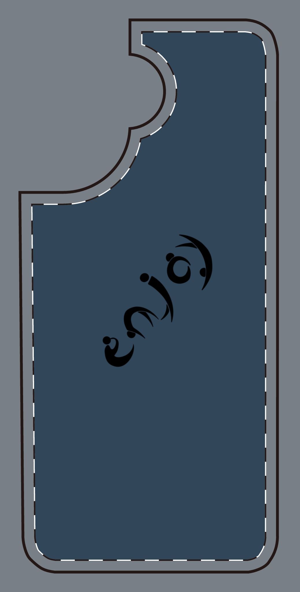 Enjoy Phone Case — Colorful Arabic Calligraphy Protective Cover